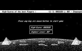 Rocket Defense atari screenshot